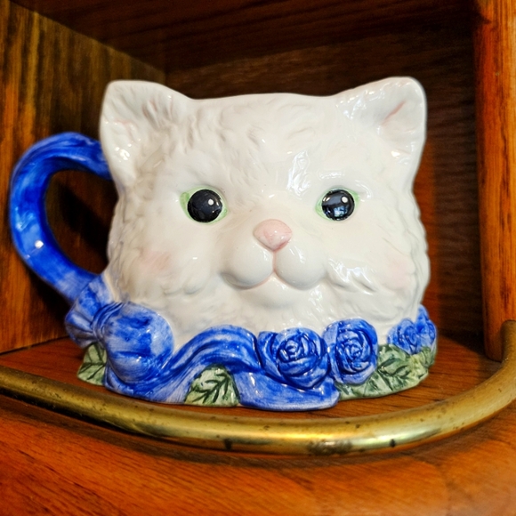 Avon Other - Vintage Avon Ceramic Blue Rose Collection